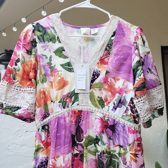 New Joie S Cotton Dress - Picture 3 of 7